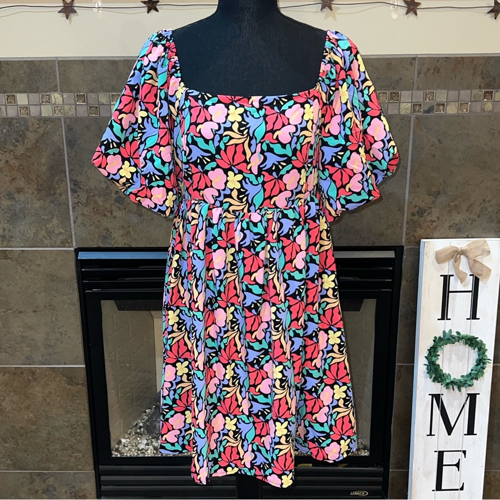 BiBi Multicolor Floral Dress
